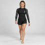 Black/Khaki Fumetsu Anaconda Womens Long Sleeve Rash Guard