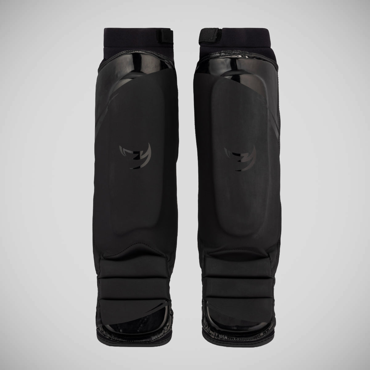 Black/Black Fumetsu Ghost S3 MMA Shin Guards
