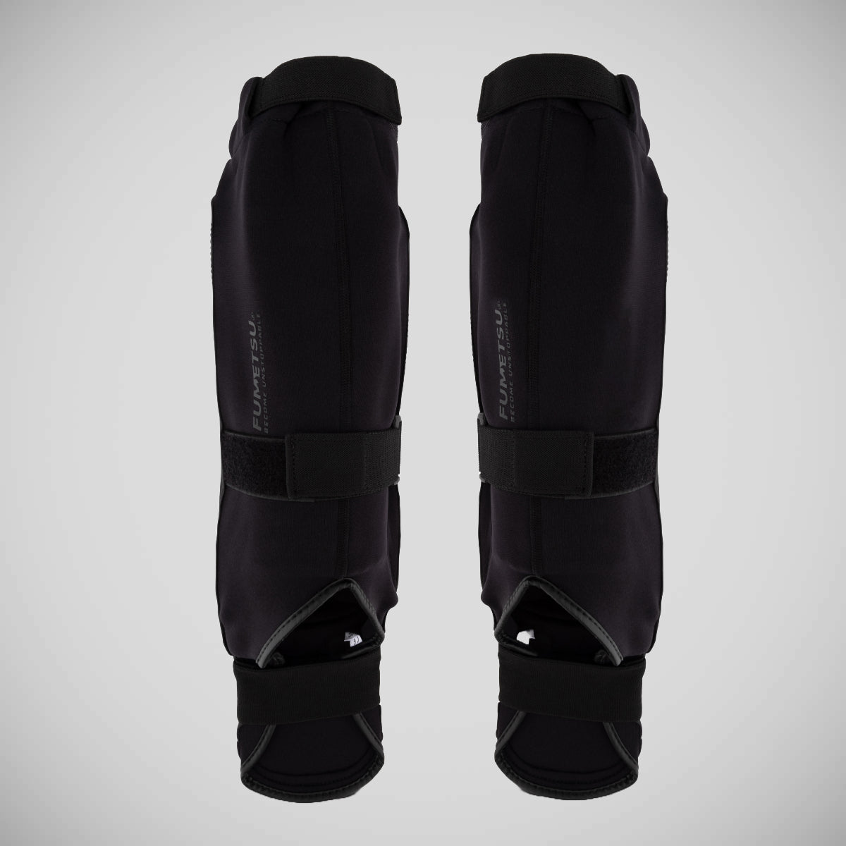 Black/Black Fumetsu Ghost S3 MMA Shin Guards