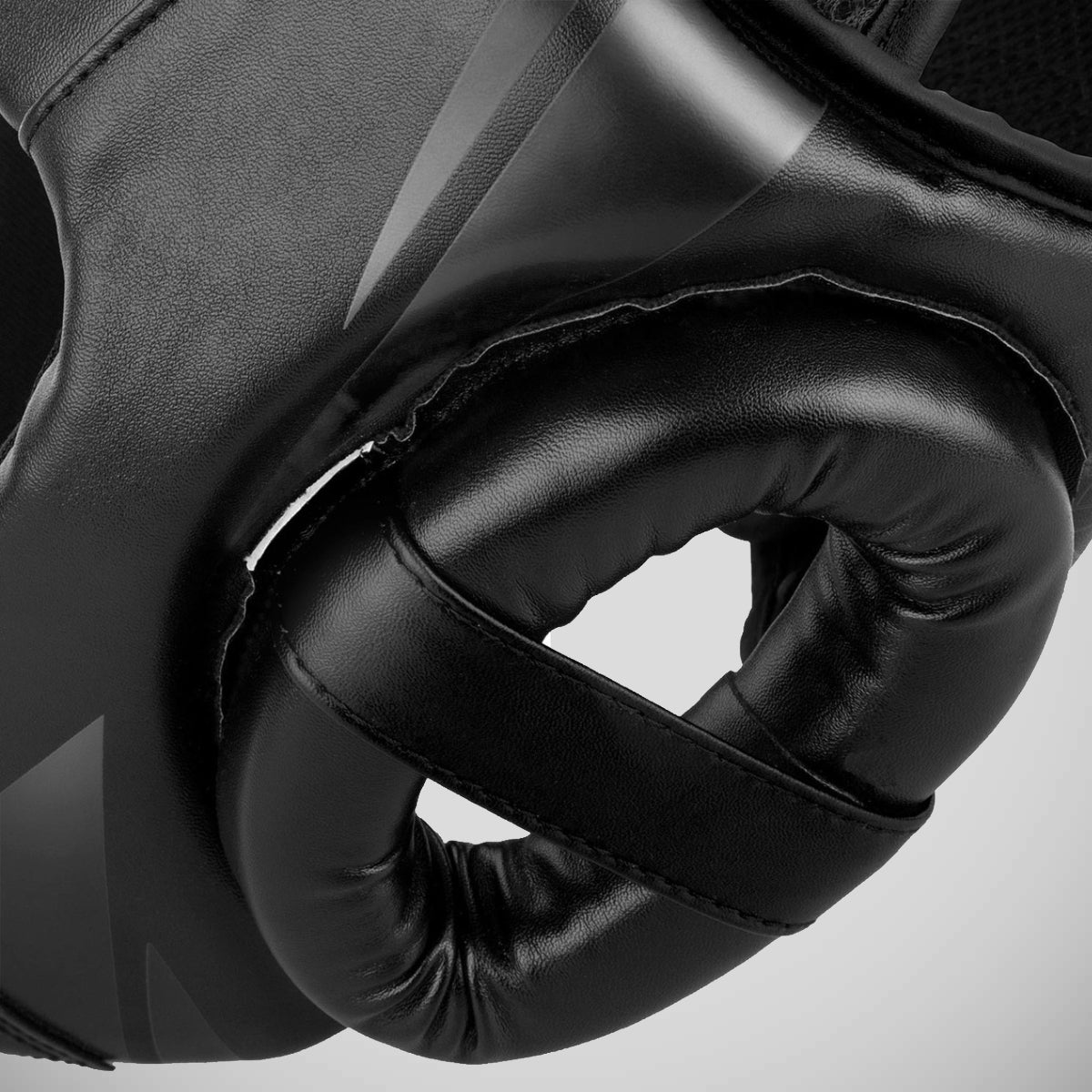 Black/Black Venum Challenger Open Face Head Guard