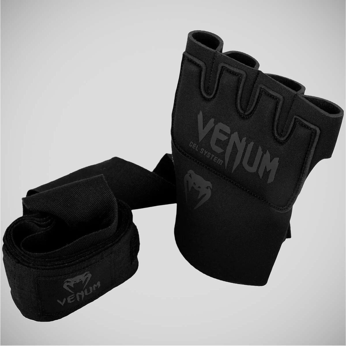 Venum Kontact Gel Glove Wraps Black/Black
