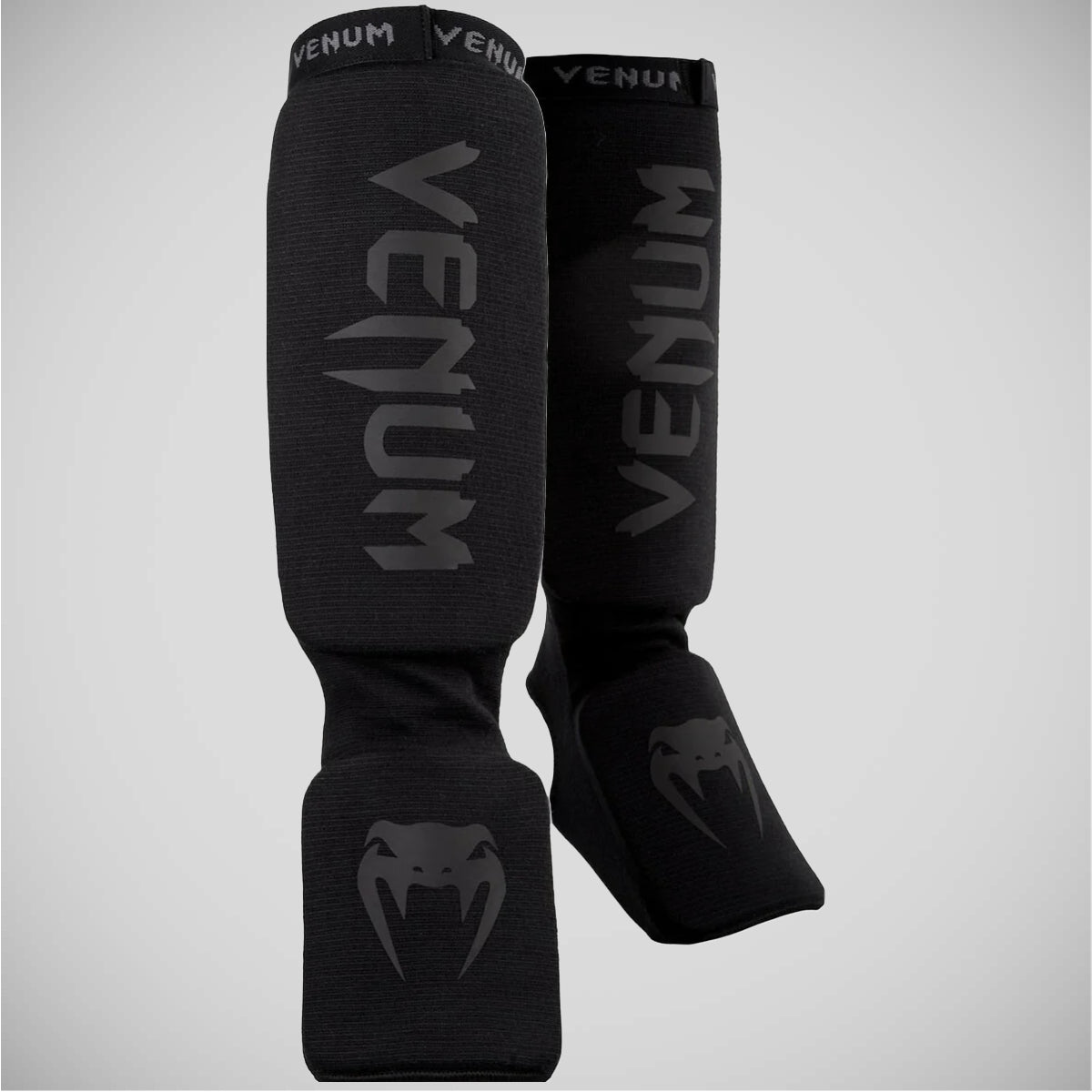 Venum Kontact Shin Instep Guards Black/Black OLD