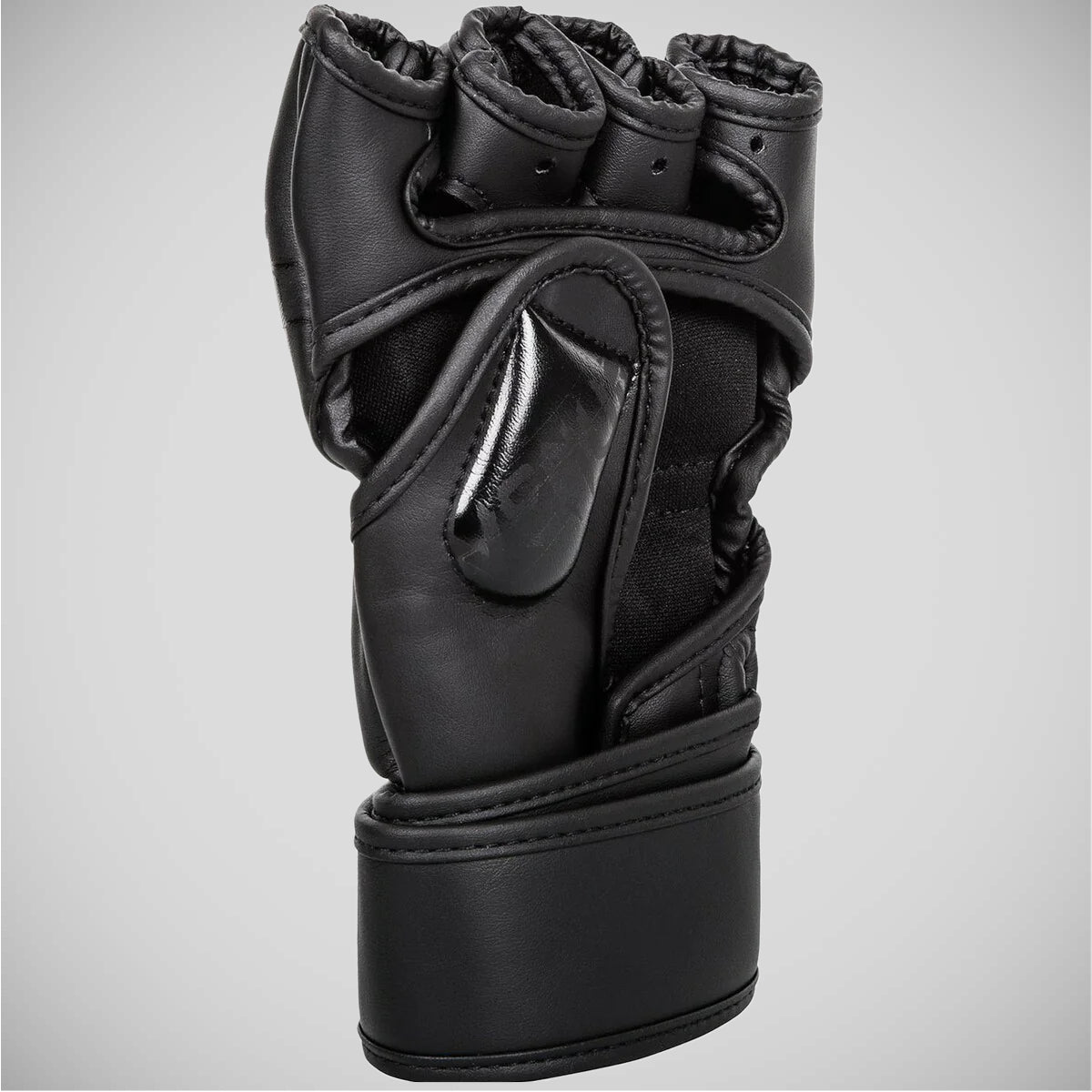 Black/Black Venum Undisputed 2.0 Leather MMA Fight Gloves
