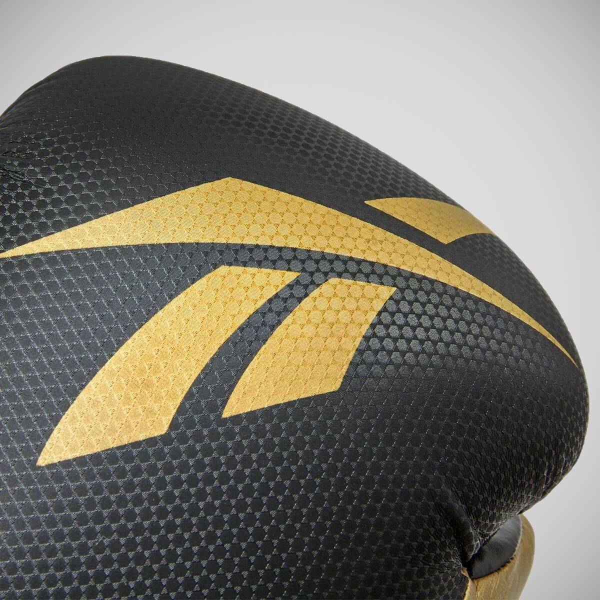 Black/Gold Reebok 4ft Punch Bag and Boxing Gloves