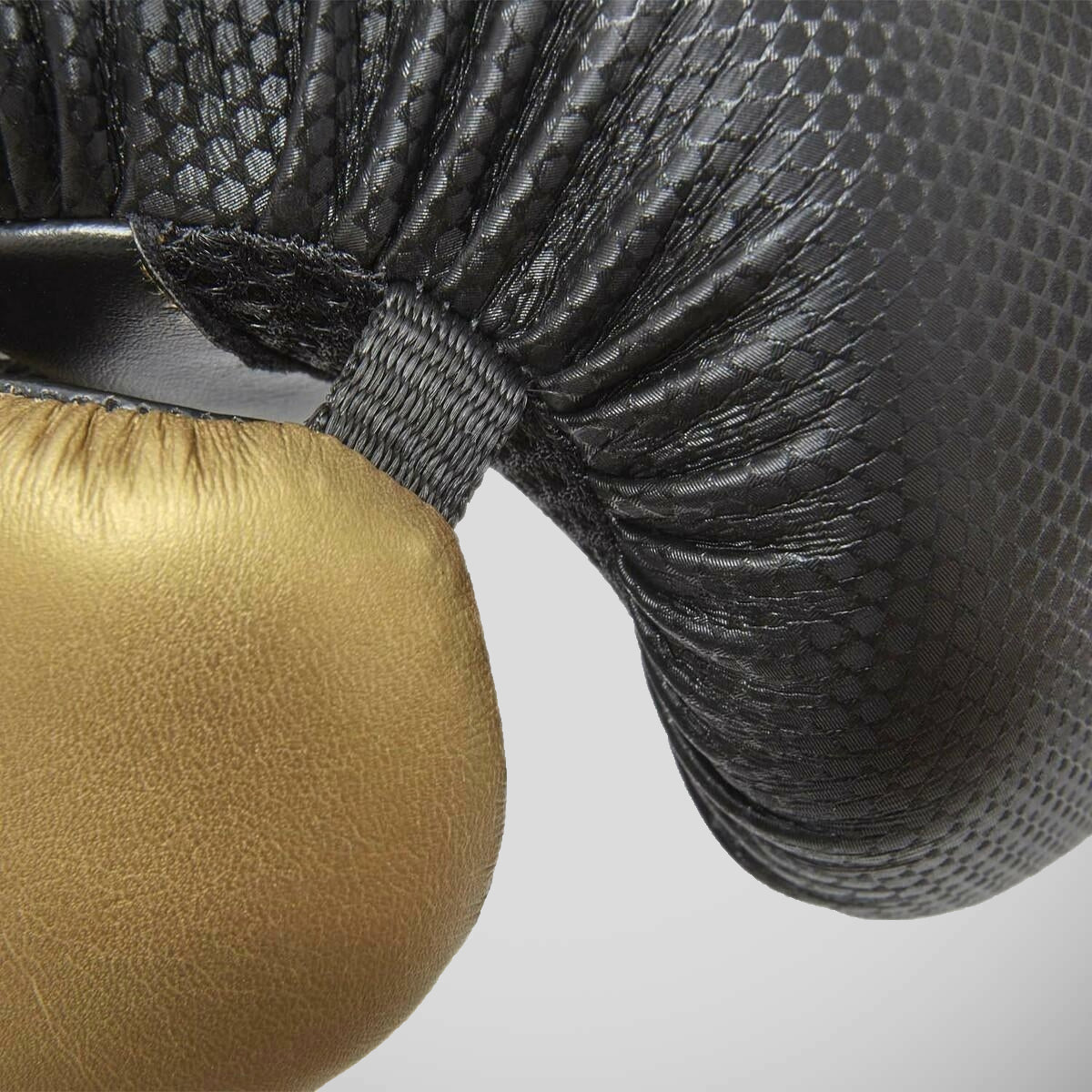Black/Gold Reebok 4ft Punch Bag and Boxing Gloves