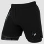 Black Fumetsu Icon Womens Dual Layer Fight Shorts
