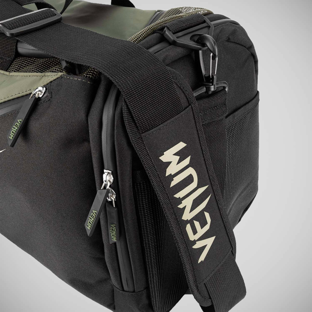 Black/Khaki Venum Trainer Lite Evo Sports Bag