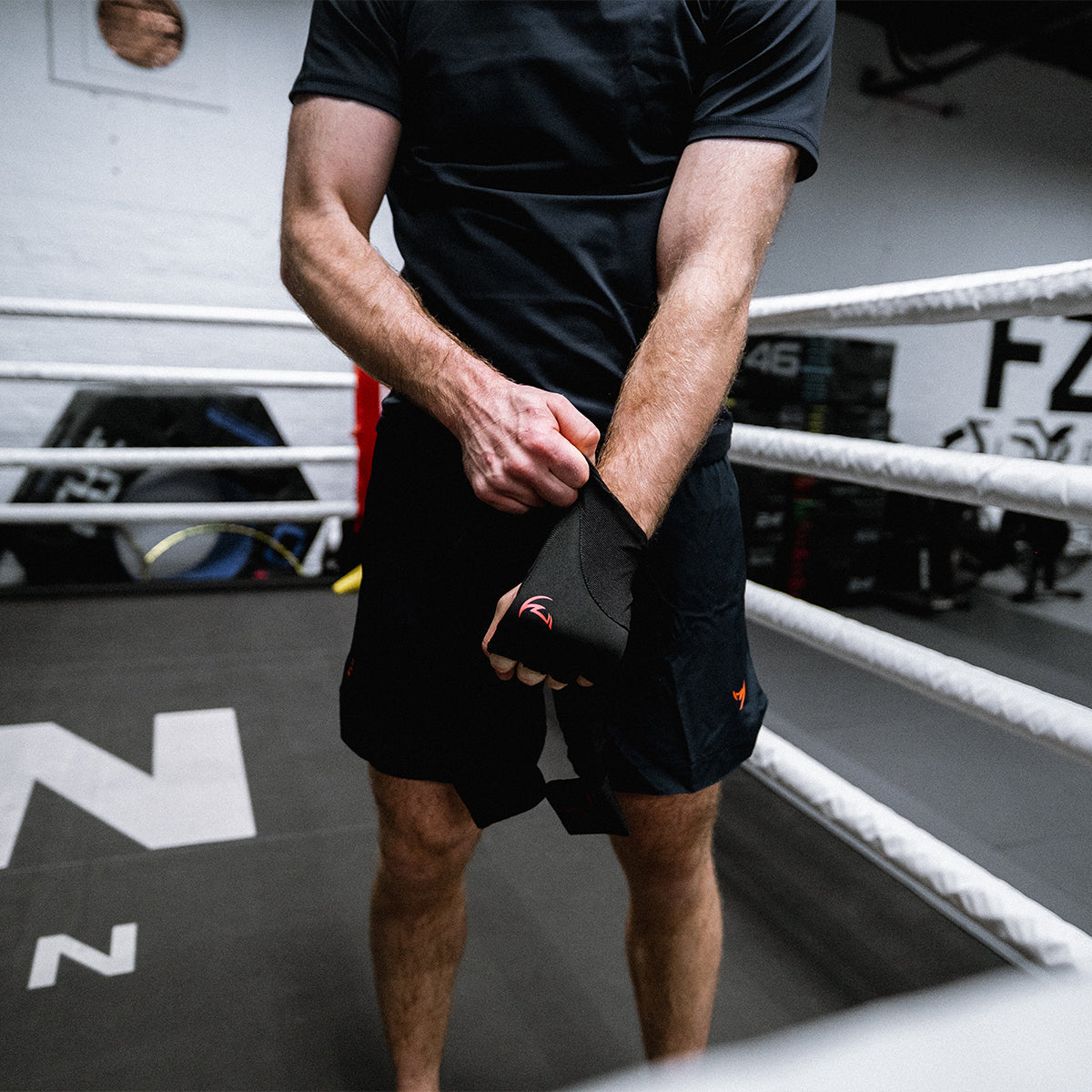 Black/Red Fumetsu Ghost S3 Quick Hand Wraps