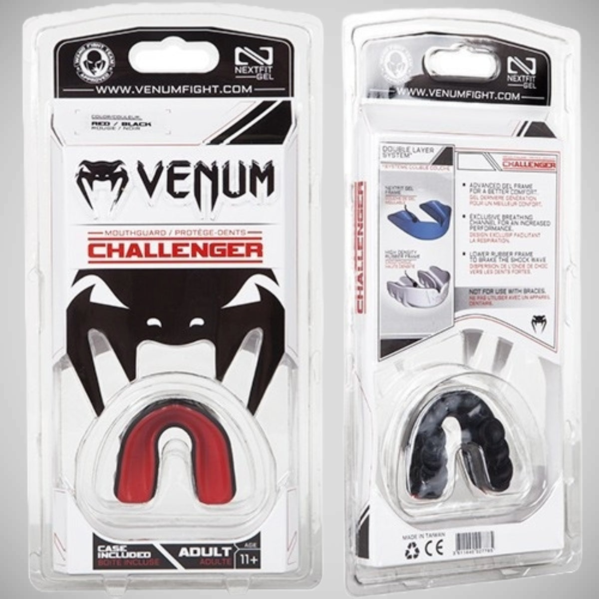 Black/Red Venum Challenger Mouthguard