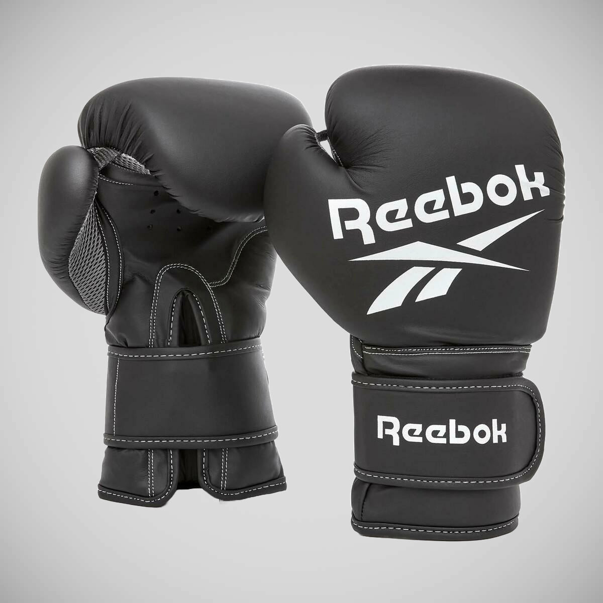 Black Reebok 3ft Punch Bag and Boxing Gloves