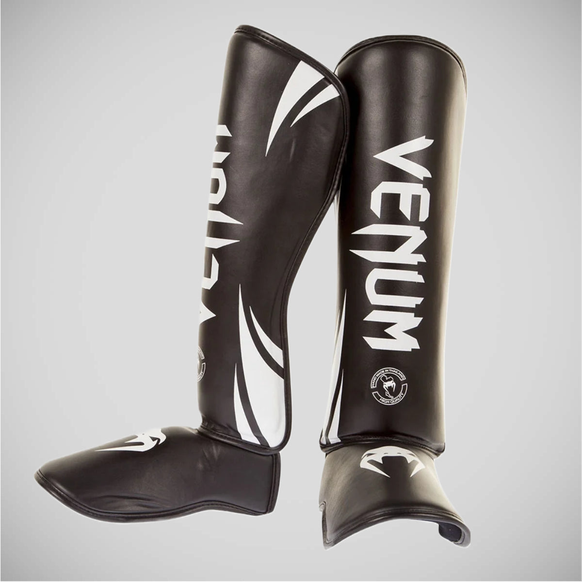 Black Venum Challenger Shin Guards