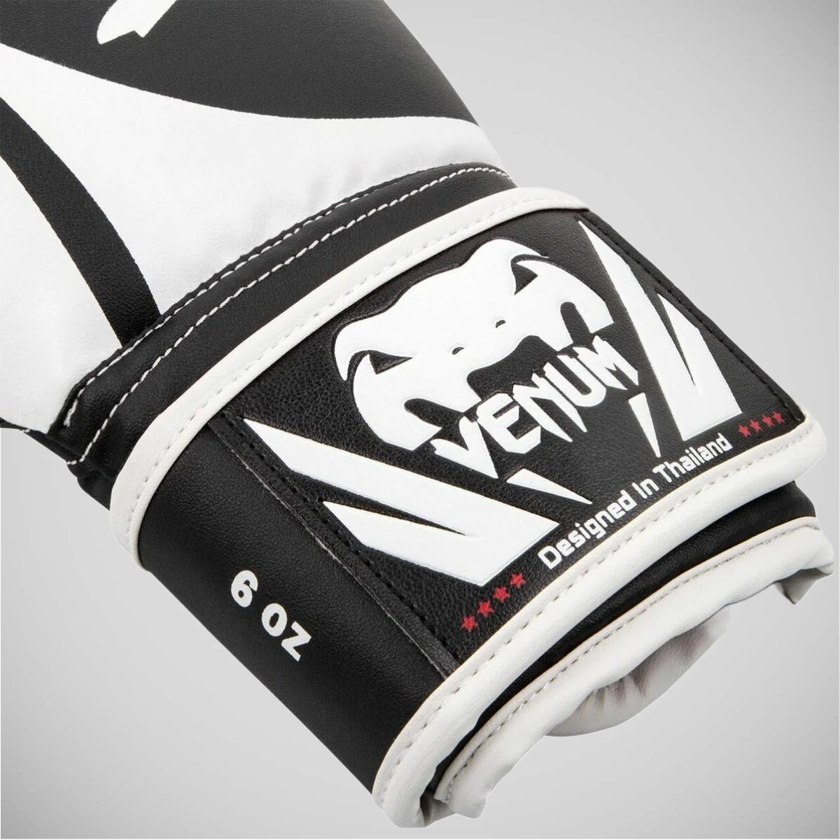 Black/White Venum Challenger 2.0 Kids Boxing Gloves