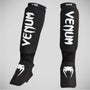 Venum Kontact Shin Instep Guards Black/White OLD
