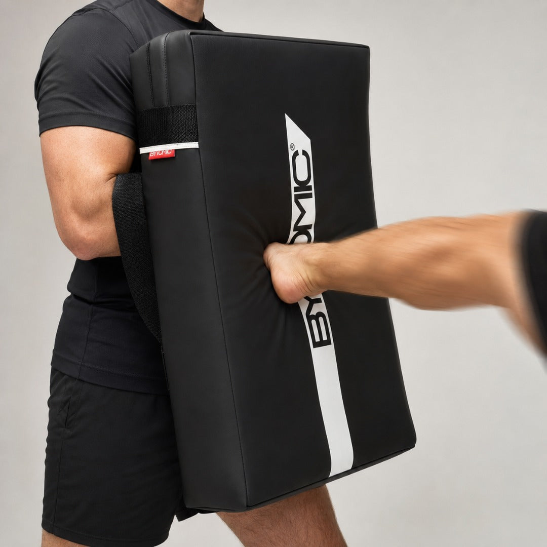 Black Bytomic Red Label Curved Kick Shield Lifestyle 2