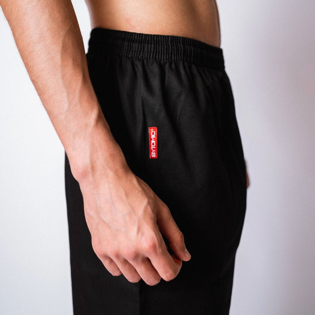 Black Bytomic Red Label Martial Arts Trousers