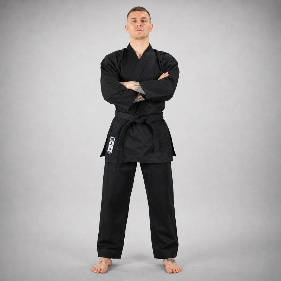 Black Bytomic Ronin Middleweight Karate Uniform
