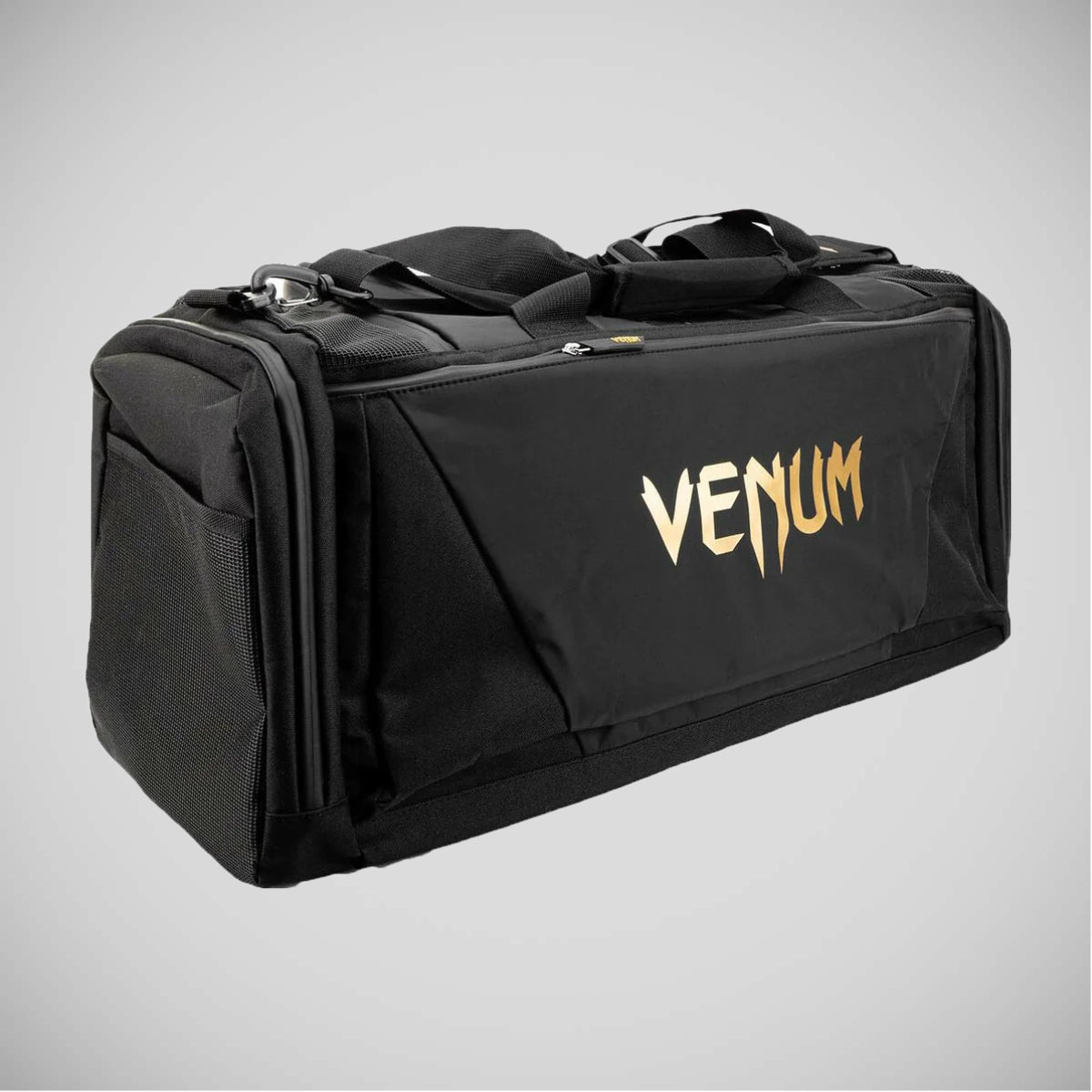 Black/Gold Venum Trainer Lite Evo Sports Bag
