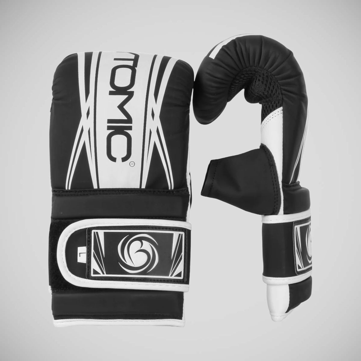 Black/White Bytomic Axis V2 Bag Gloves