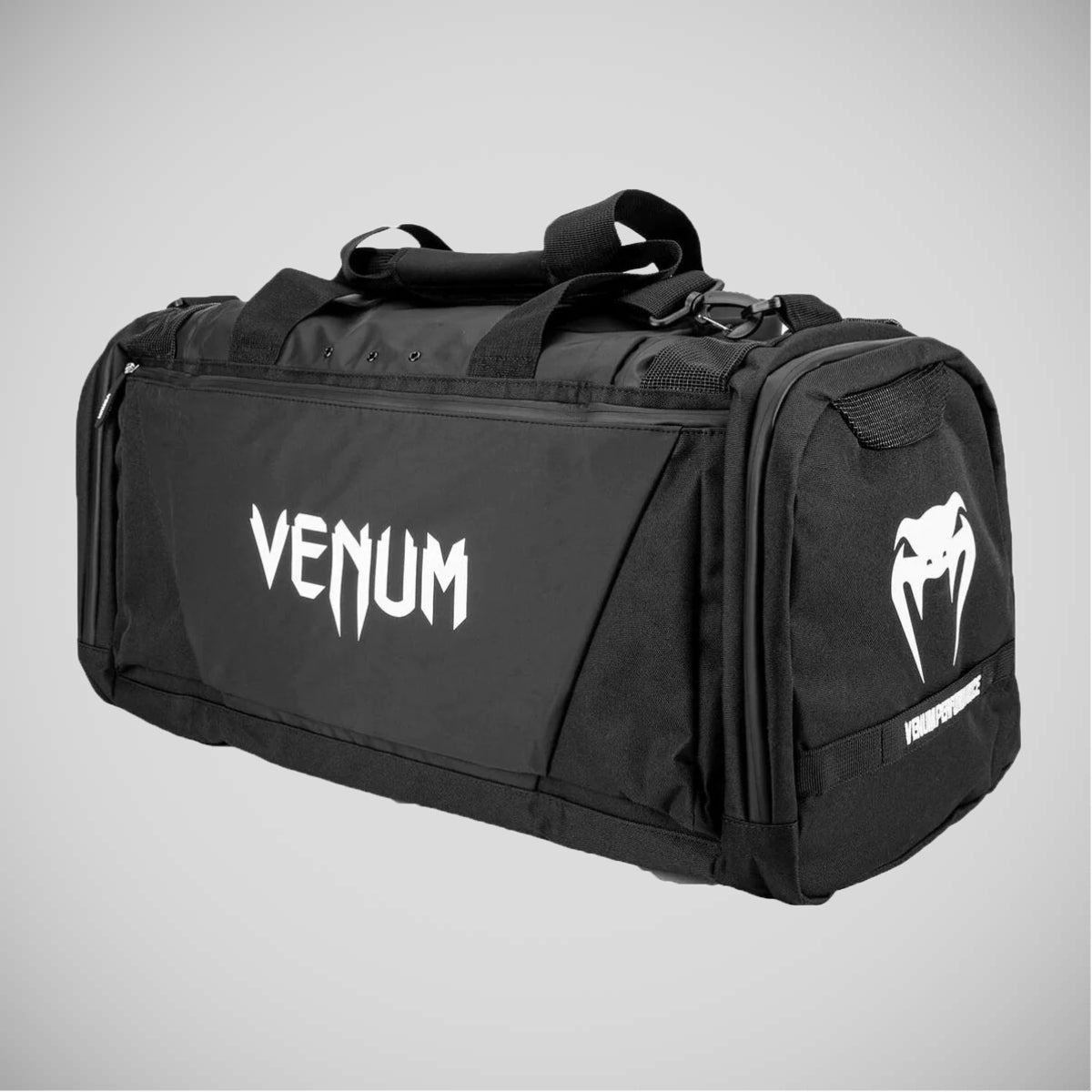 Black/White Venum Trainer Lite Evo Sports Bag