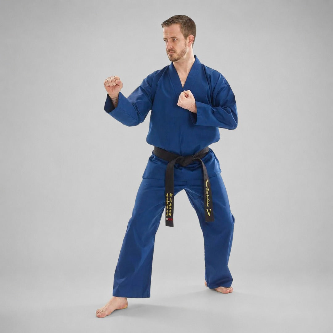Blue Bytomic Adult V-Neck Martial Arts Uniform