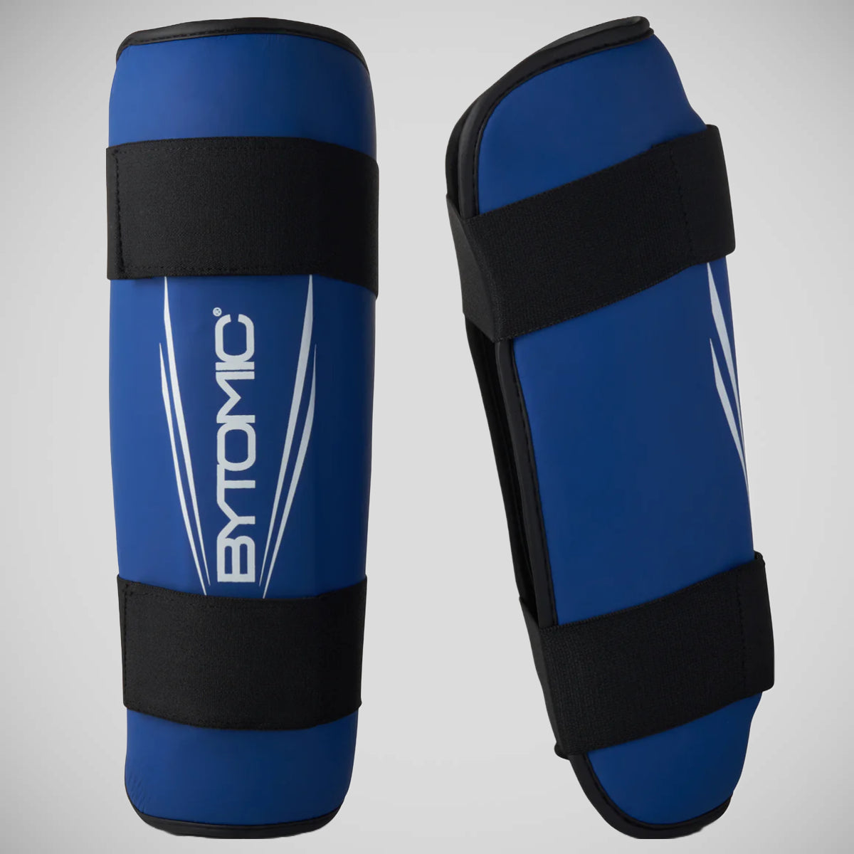 Blue/White Bytomic Axis V2 Shin Guards