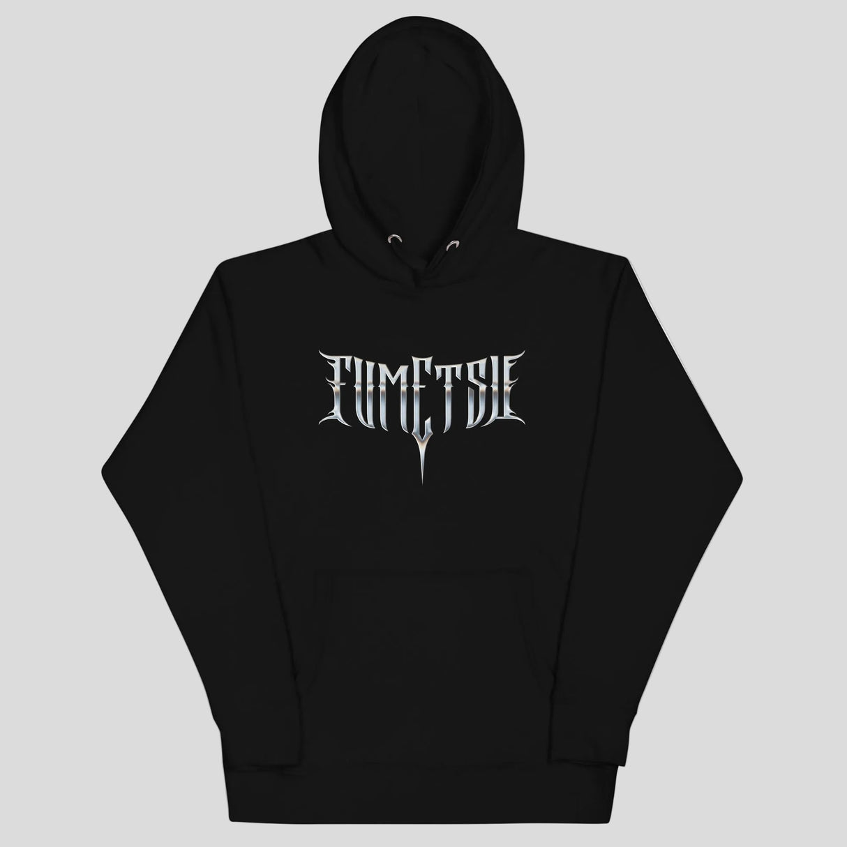 Brushed Metal Hoodie Black