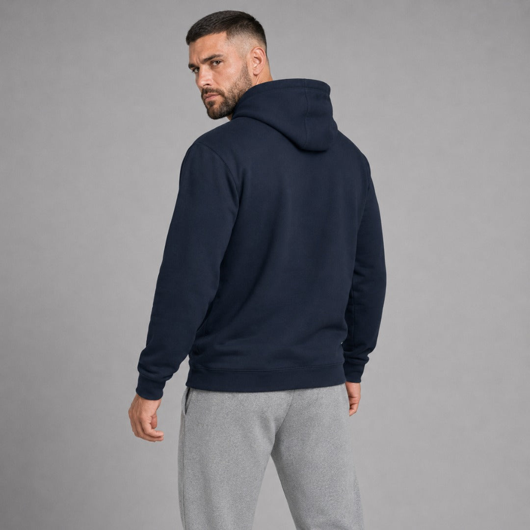 Fumetsu Brushed Metal Hoodie Navy