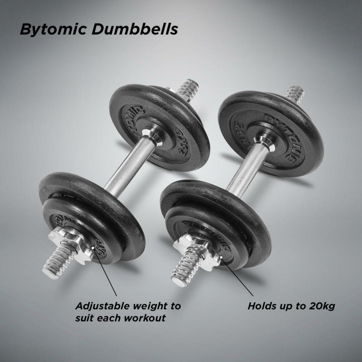 Bytomic 20kg Dumbbell Set