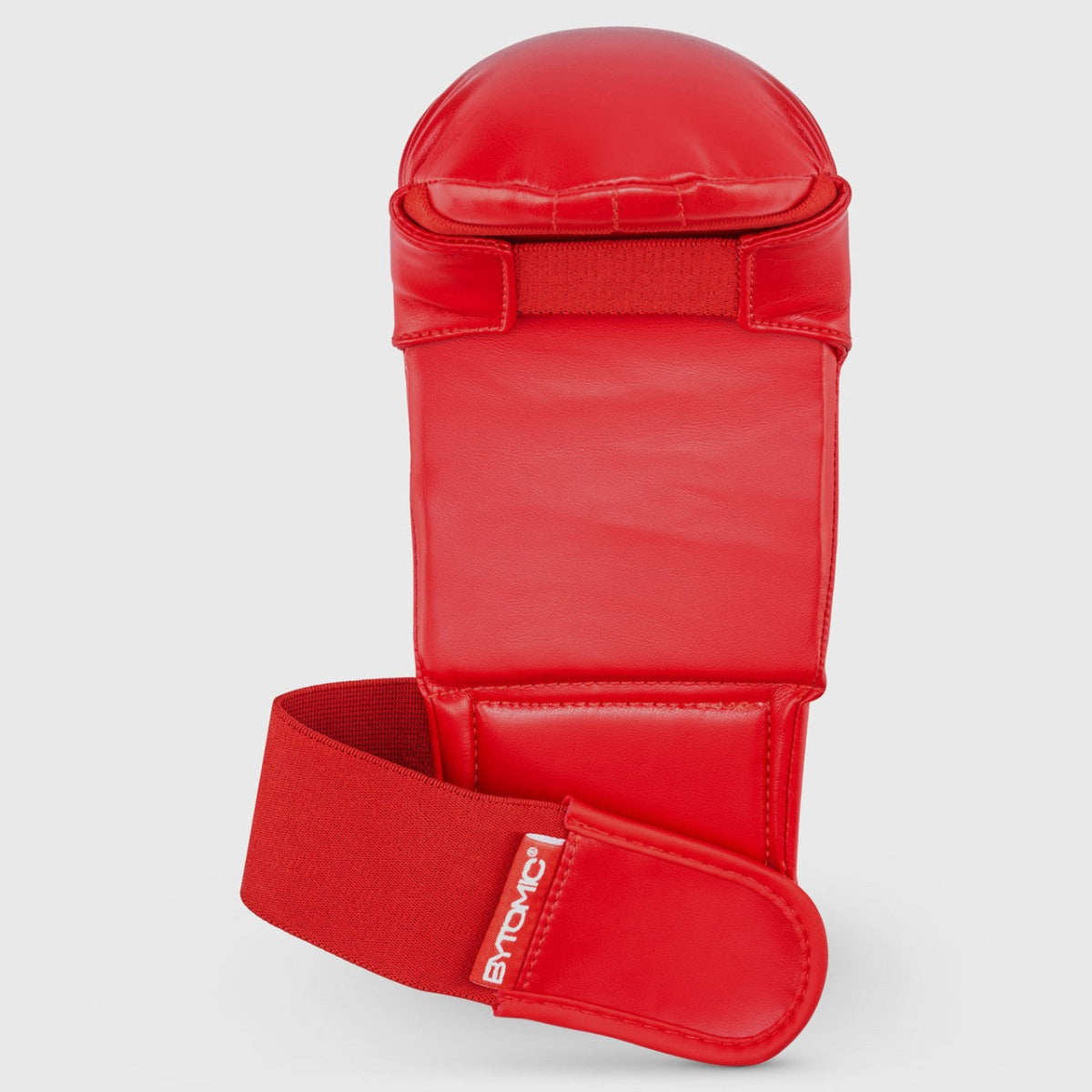 Red/White Bytomic Red Label Karate Mitt Without Thumb