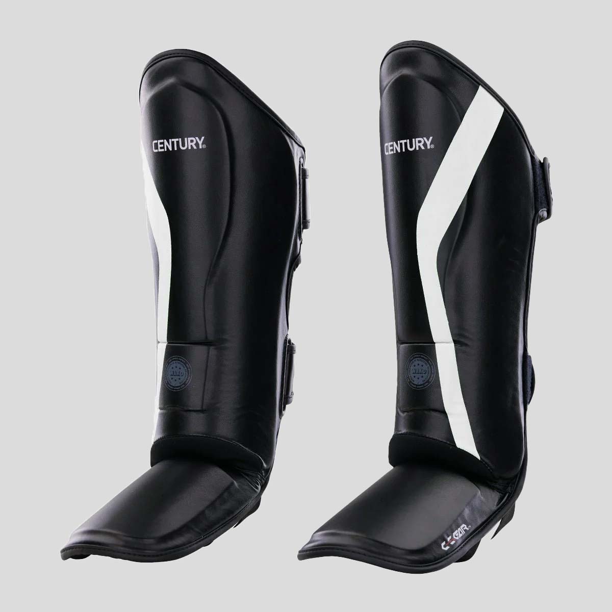 Century C-Gear Determination Shin Instep Guards Black/White