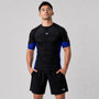 Black/Blue Fumetsu Competitor MK2 Short Sleeve Rash Guard