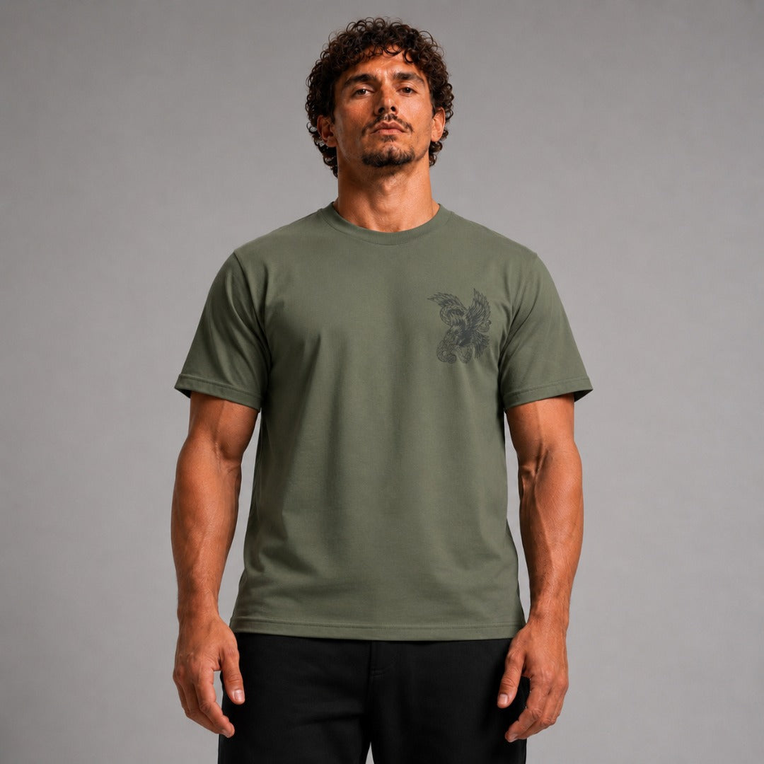 Fumetsu Death From Above T-Shirt Military Green