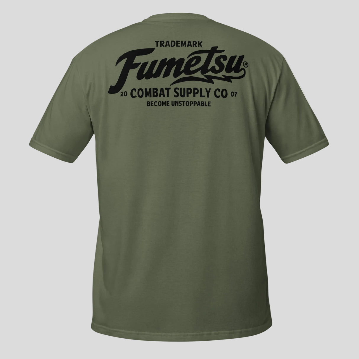 Fumetsu Combat Supply Co. T-Shirt Khaki/Black Back