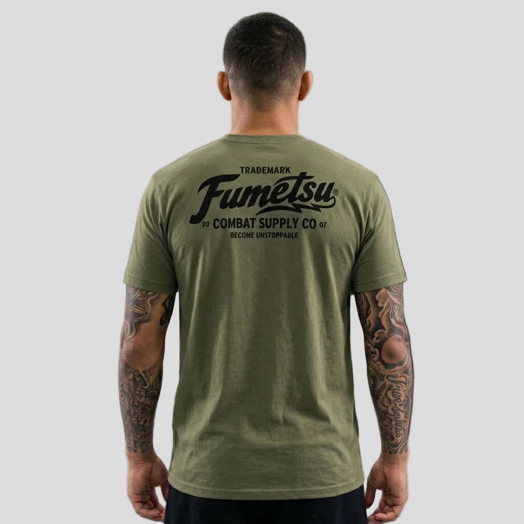 Fumetsu Combat Supply Co. T-Shirt Khaki/Black
