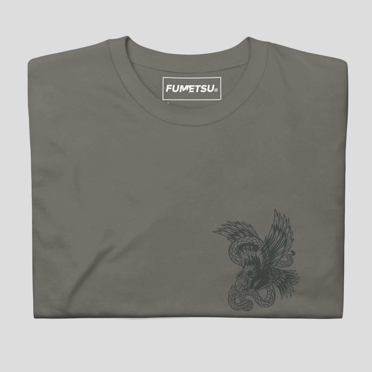 Fumetsu Death From Above T-Shirt Charcoal Folded