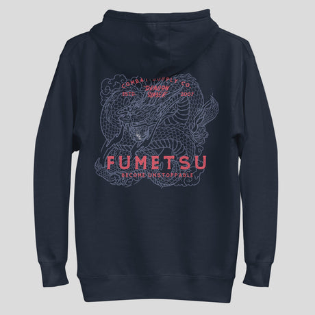 Fumetsu Dragon Slayer Hoodie Navy Back
