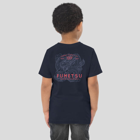 Fumetsu Dragon Slayer Toddler T-Shirt Navy Back