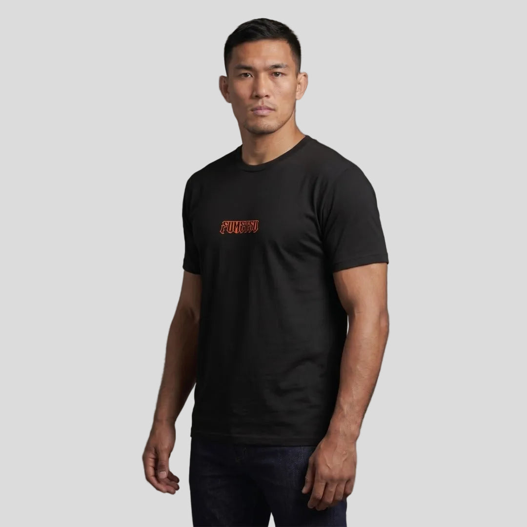 Fumetsu Immortal Tiger T-Shirt Black/Orange Lifestyle