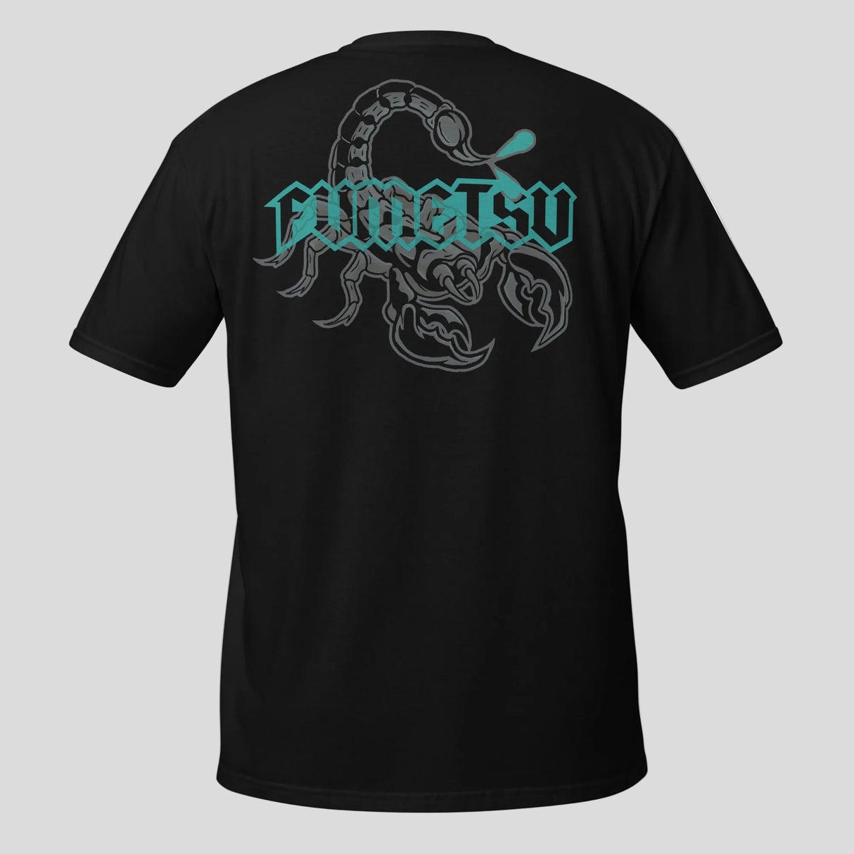 Fumetsu Inked - Scorpion T-Shirt Black/Grey/Teal Back