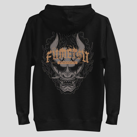 Fumetsu Oni Demon Hoodie Black Back