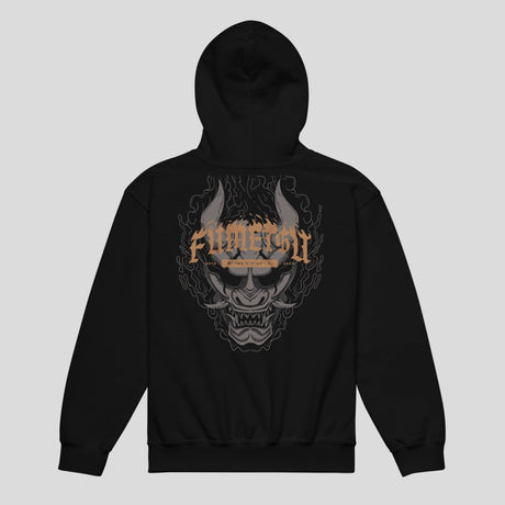 Fumetsu Oni Demon Kids Hoodie Black Back