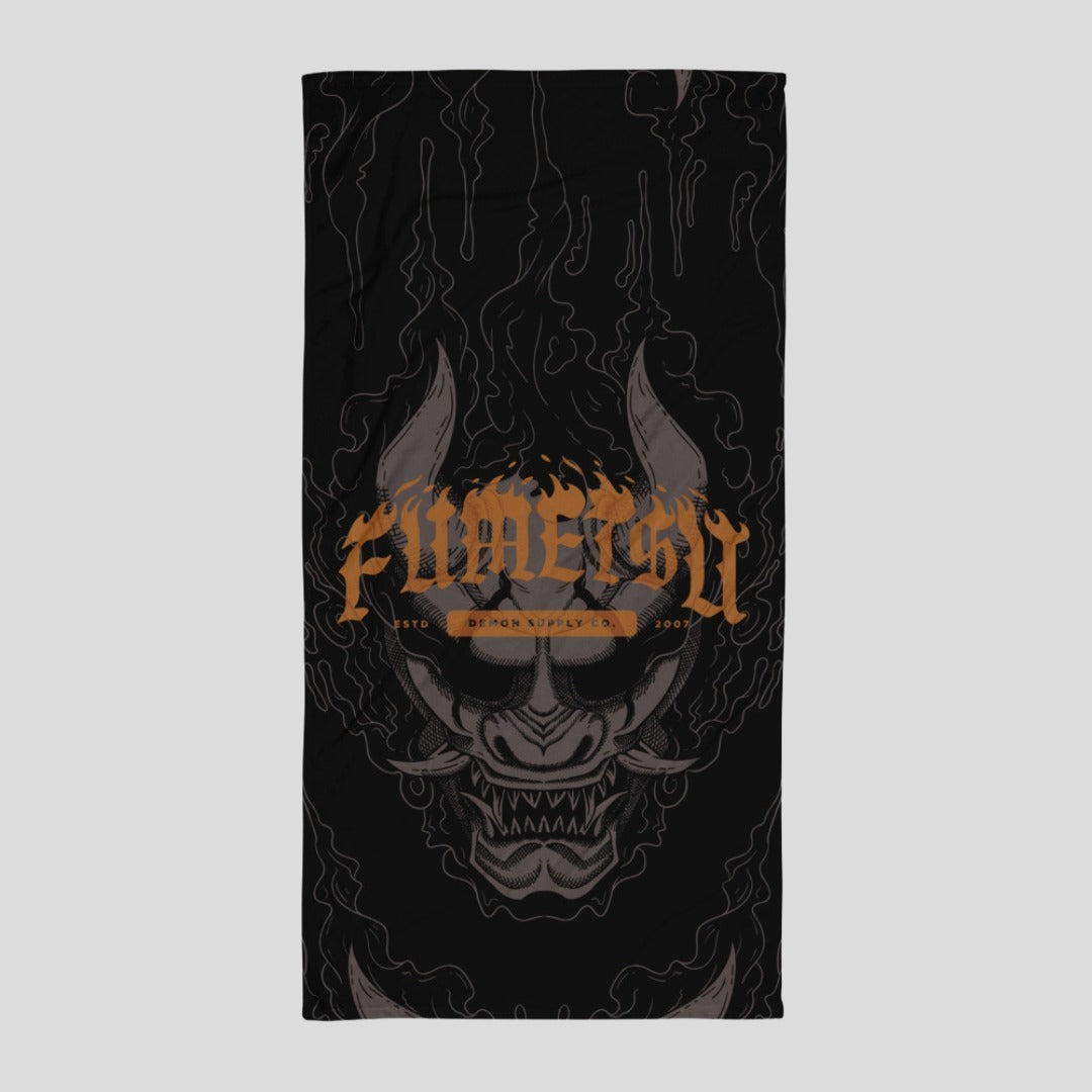 Fumetsu Oni Demon Large Towel Black
