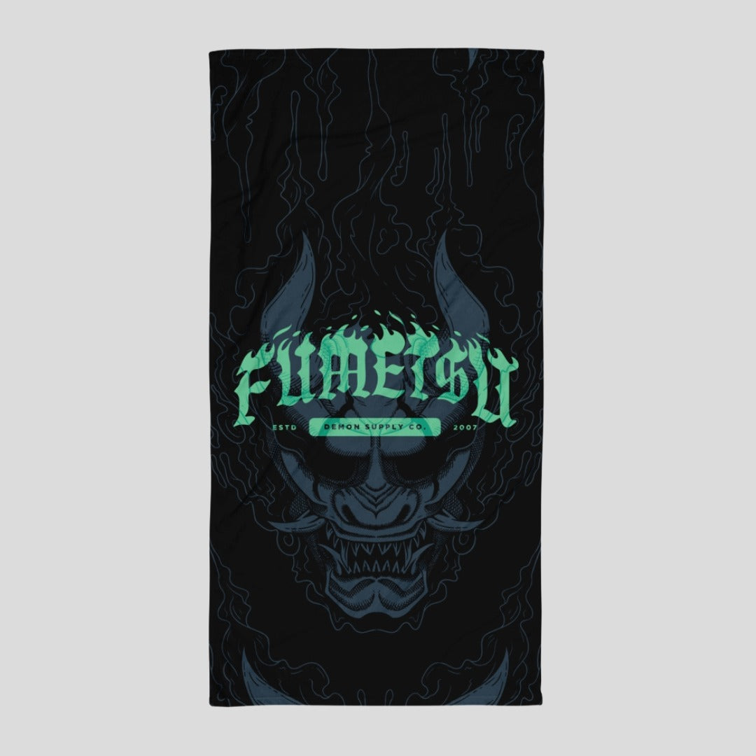 Fumetsu Oni Demon Large Towel Black/Blue