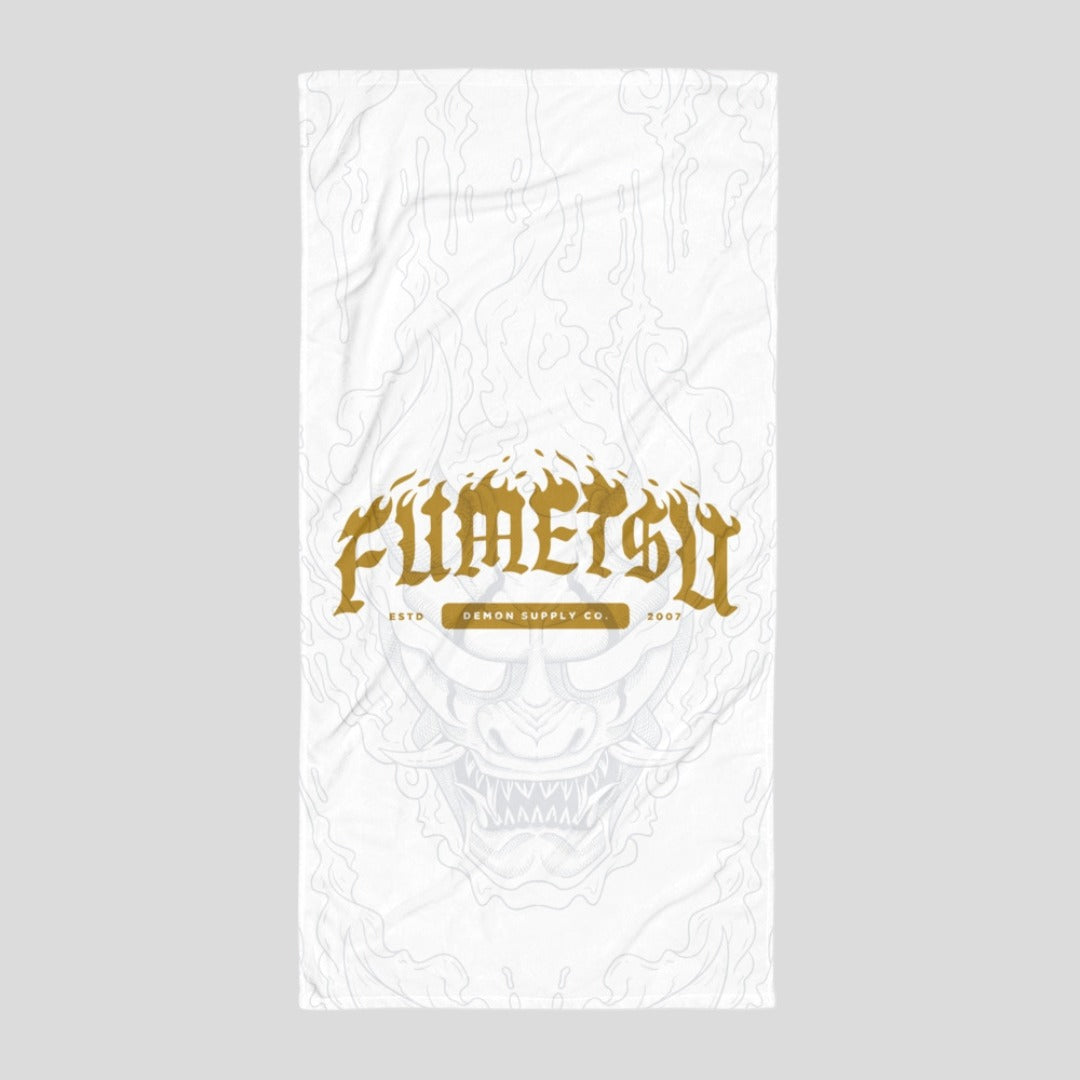 Fumetsu Oni Demon Large Towel White