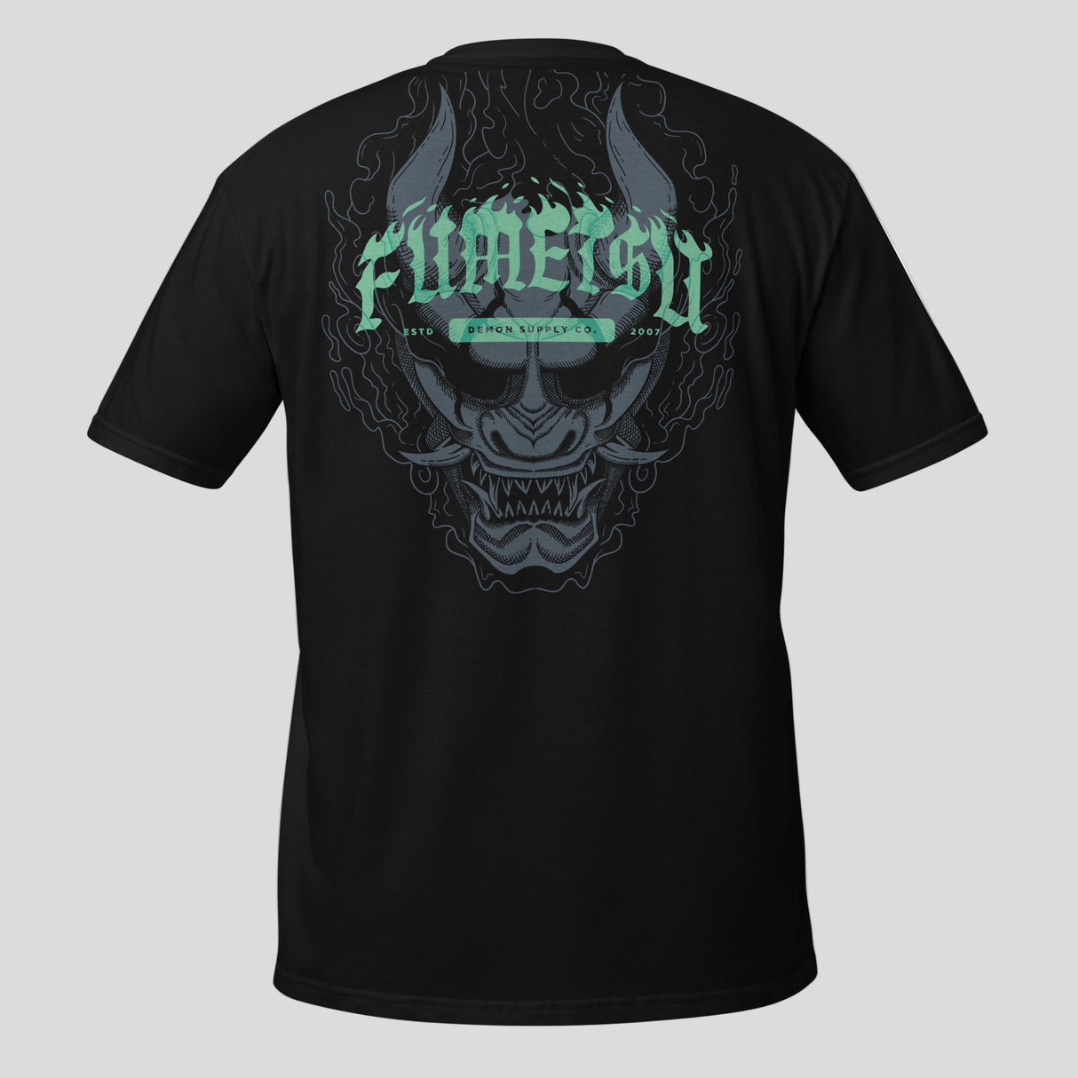 Fumetsu Oni Demon T-Shirt Black/Blue Back