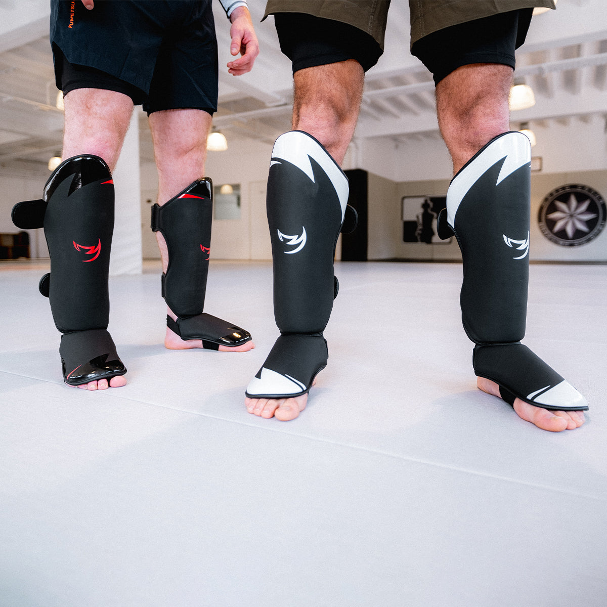 Black/White Fumetsu Ghost S3 Thai Shin Guards