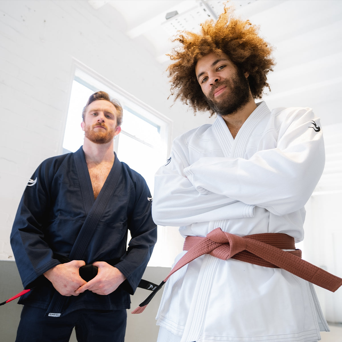 White/Black Fumetsu Ghost V-Lite BJJ Gi