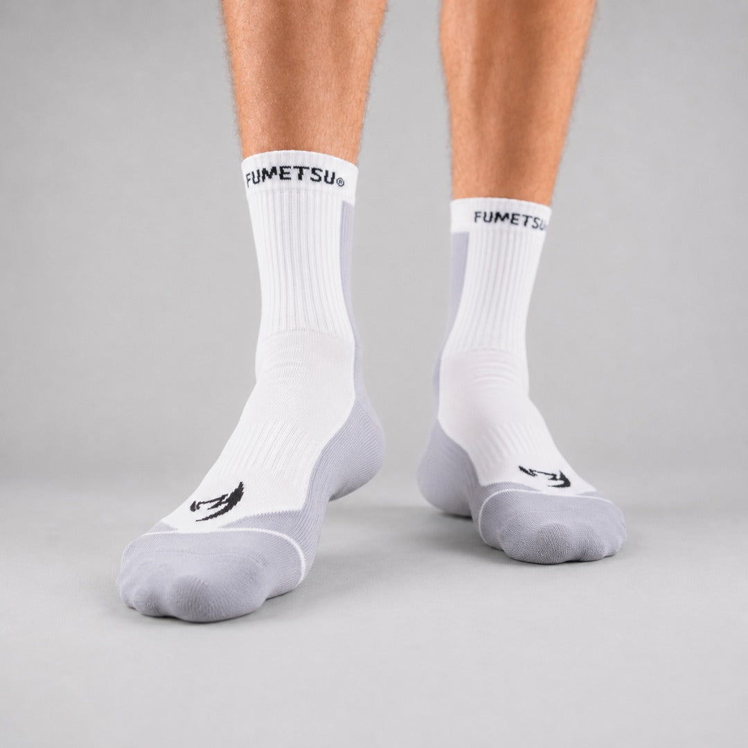 White/Grey Fumetsu Ghost 2 Pack Socks