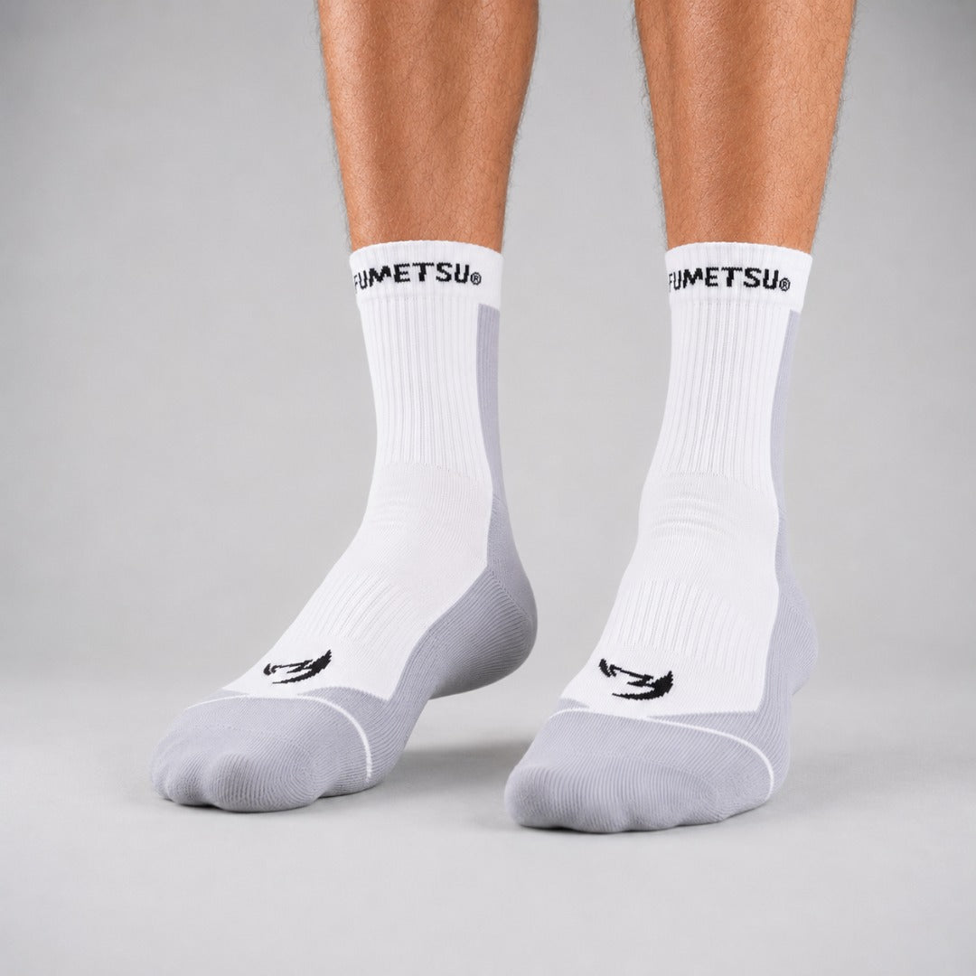 White/Grey Fumetsu Ghost 2 Pack Socks