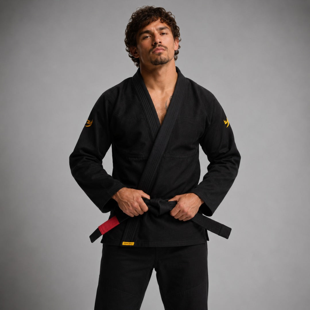 Black/Yellow Fumetsu Ghost V-Lite BJJ Gi